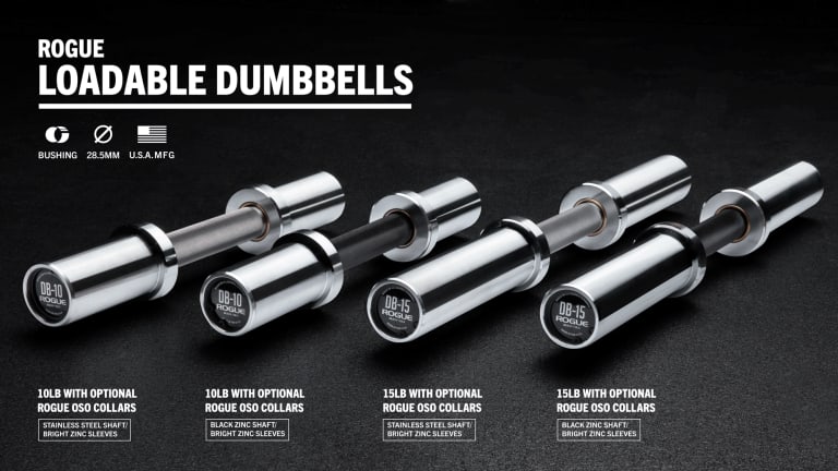 Rogue Loadable Dumbbells Rogue Fitness